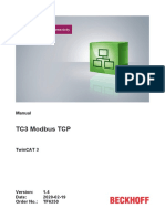 TC3 Modbus TCP: Manual