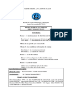 TD Droit Des Contrats 2017&2018