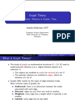 Graph Theory: Introduction. Distance in Graphs. Trees