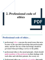 2 - Professional Code of Ethics