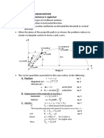 Kinematics of Curvilinear Motion