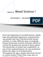 Basic Weed Science II