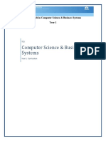 CSBS Final Syllabus Year 1 - Ver 1.0 - May 2019