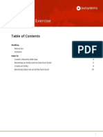 Data Modeling Exercise (Outsystems)