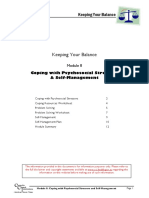 Keeping Your Balance - 08 - Coping With Psychosocial Stressors and Self-Management