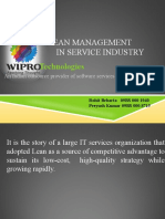 Lean Management in Service Industry: Technologies