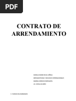 Contrato de Arrendamiento