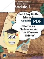 Actividad 3 Modulo 1. Potenciación de Números Enteros. PDF