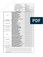 Preoperacional para Cargador Frontal Foton