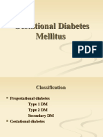 Gestational Diabetes Mellitus