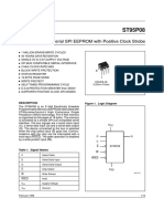 8 Kbit Serial SPI EEPROM With Positive Clock Strobe: Description Figure 1. Logic Diagram