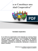 Como Se Constituye Una Sociedad Cooperativa