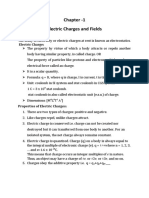 Chapter - 1 Electric Charges and Fields