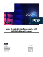 Using Remote Display Technologies With ANSYS Workbench Products PDF