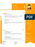 Orange Flat Resume-WPS Office