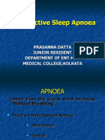 Obstructive Sleep Apnoea