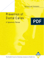 Prevention of Dental Caries: A Systematic Review