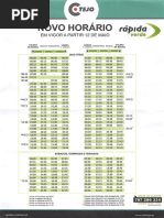 Horario Rapida Verde