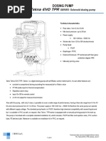 Tekna Evo TPR: Dosing Pump