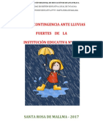 Plan de Contingencia Ante Lluvias