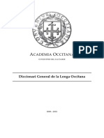 DGLO - Diccionari General de La Lenga Occitana PDF