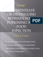 Food Poisoning and Food Infection