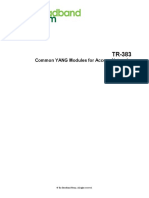 TR-383 Common YANG Modules For Access Networks