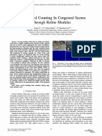 Deep Crowd Counting in Congested Scenes Through Refine Modules