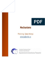 Mechanisms: Prof - Dr.ing. Csaba Antonya