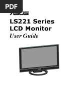 LS221 Series LCD Monitor: User Guide