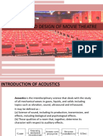 Acoustics and Design of Movie Theatre