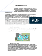 Natural Ventilation: Passive Cooling