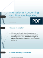 International Accounting and Financial Reporting: Ass. Prof. Mohammed ALASHI