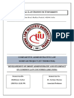 Revised Comparitive Administrative Law Seminar Project 1.0