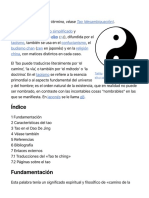 Tao - Wikipedia, La Enciclopedia Libre PDF