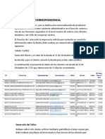 Taller No. 1 Combinación Correspondencia