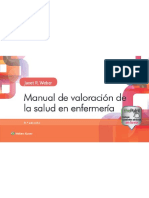 Manual de Valoración de La Salud en Enfermería