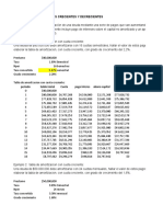 Tabla de Amortizacion Con Cuota Creciente y Decreciente Abril 29 de 2020