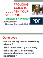 6 Scaffolding Strategies To Use With Your Students: Written By:Rebecca Alber