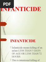 Chapter 26 INFANTICIDE