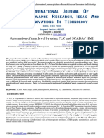 Automation of Tank Level by Using PLC and SCADA / HMI: ISSN: 2454-132X Impact Factor: 4.295