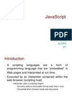 Javascript: Prof.N.Nalini Ap (SR) Scope Vit