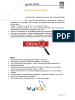 Analisis de Los Manejadores de Base de Datos