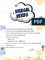 B1 - Phrasal Verbs - Up, On, Off