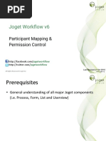 Joget Workflow v6: Participant Mapping & Permission Control