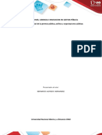 Tarea 1 Especificidad de La Gerencia Pública Polita y Organizaciones