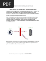 Implementación Politicas de Seguridad