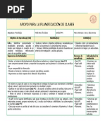 Planificación N°1 Tecnología 8vo Año