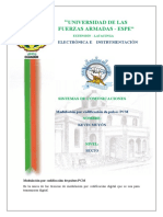 Universidad de Las Fuerzas Armadas - Espe": Electrónica E Instrumentación