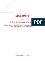 Solemnity of Saint Charles Borromeo